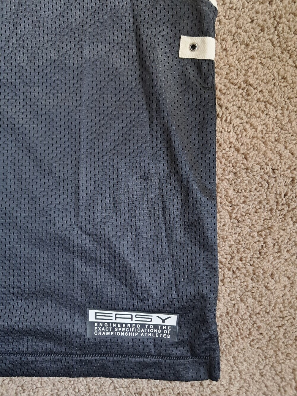 Nike Kevin Durant Kd Easy Black Cream Basketball Tank Jersey Size Small - Picture 6 of 6